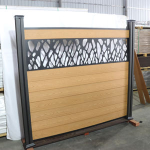 Venta al por mayor impermeable de madera de plástico compuesto paneles de esgrima jardín al aire libre privacidad WPC valla tablero HDPE paneles de valla - Product Image 4