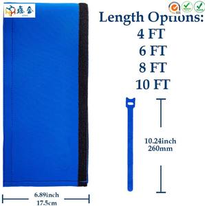 Couvre-main courant de <span class=keywords><strong>piscine</strong></span> en néoprène couleur personnalisée RUNHONG RH1613 avec protections de main et manchons de maintien - Product Image 2