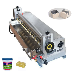 Prezzo di fabbrica manuale cartellina incollatrice macchina colla carta macchina semi-automatica ondulazione cartone incollatrice - Product Image 1