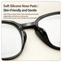 M8211 Monturas de Gafas con Puente Nasal Integrado, Gris Pulido Premium, Estilo Coreano, Maquillaje Nude, Patillas de Titanio Retro, Estilo Celebridad Online