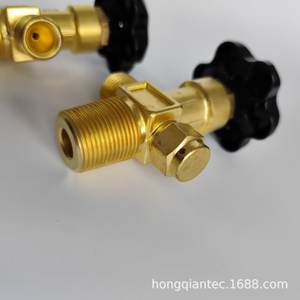 Vannes de bouteilles de gaz médical industrielles QF-2P W21.8, tête de bouteille d'oxygène, régulateur de pression, sorties, vannes de gaz médical industrielles - Product Image 3