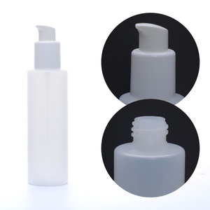 New Arrival Custom Label Empty 100ml HDPE Frosted Plastic <b>Pump</b> Cap Bottles Cosmetic Packaging for Lotion Serum - Product Image 2