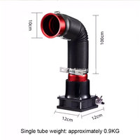 extrusion en aluminium 4080  aluminium de fente en 40x40 cadres rouges noirs pour le simulateur de plate-forme de course de sim