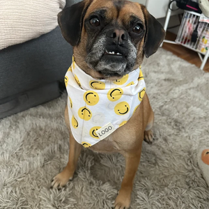 وشاح مخصص مطبوع بالتبخير على شكل مثلث يمكن ارتداؤه بشكل كبير للكلاب الصغيرة والمتوسطة والكبيرة والقطط والحيوانات الأليفة اكسسوارات وشاح الحيوانات الأليفة - Product Image 6