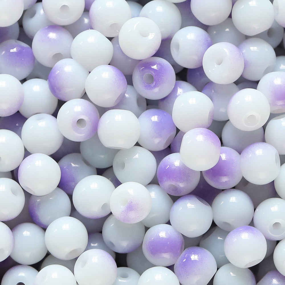 Violet et blanc