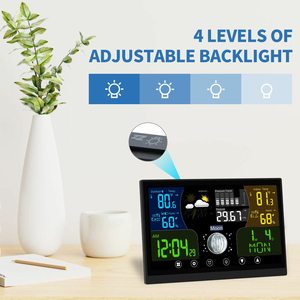Termohigrómetro doméstico al mejor precio, estación meteorológica doméstica, RCC, pronosticador meteorológico, Sensor de temperatura, Estación Meteorológica Inalámbrica - Product Image 4