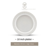 Newell Horeca Vaisselle et Bols Ensemble Vaisselle Hôtel Service de Dîner Vaisselle Céramique Europe Durable Style Nordique Blanc