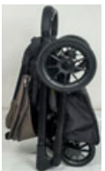 Poussette bébé pliable 3 en 1, haute position, portable, pour les voyages
