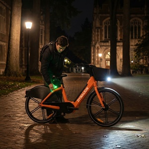Vélo <span class=keywords><strong>anti</strong></span>-<span class=keywords><strong>crevaison</strong></span> OEM pour le partage avec batterie interchangeable, solution de mobilité pour les étudiants et les navetteurs sur campus - Product Image 5