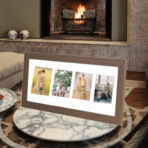 Décoration de la maison Art Vintage Deux Trois Quatre Cinq Photos Collage <span class=keywords><strong>Cadre</strong></span> Cadres En Bois Naturel Affichage 4x6 Photos - Product Image 3