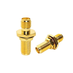SMA-KK Straight RF <b>Adapter</b> SMA KK Jack female to connector ROHS Gold-plated Brass 50 Ohm 1.5 - Product Image 4