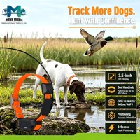 Collar Localizador Profesional para Perros de Caza de Doble Modo con GPS y Radio VHF, Resistente al Agua IP68, Localizador para Múltiples Perros para Entrenamiento al Aire Libre