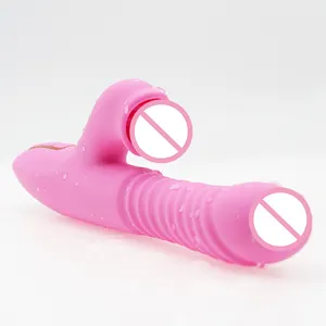 Private Mute Waterproof Shock Vibrators Heat up Intelligently Silica clitoris and G-Spot Stimulator for Women turkey sex product