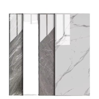 Panneaux muraux en PVC imperméables et résistants aux UV, faciles à installer, design moderne et luxueux pour usage domestique et commercial