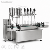 Machine de remplissage de parfum à quatre têtes, machine de remplissage de liquides, machine de remplissage de flacons de parfum, ligne de production à pompe péristaltique