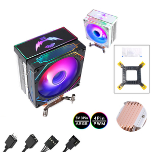 Qiuzam सस्ती rgb <span class=keywords><strong>cpu</strong></span> कूलर lga 1700/1200/<span class=keywords><strong>1151</strong></span> 6 हीट पाइप 120mm pwm प्रशंसक 160w tdp 20db arb समन्वयन सार्वभौमिक ब्रैकेट - Product Image 1