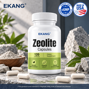 Suplemento Dietético de Zeolita Natural Bajo en Azúcar Hecho en EE. UU., 120 Cápsulas, Salud Digestiva, Apoyo al Sistema Inmunológico - Product Image 1