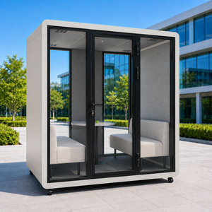 Cabine insonorisée mobile personnalisée pour bureau, diffusion <span class=keywords><strong>en</strong></span> direct sur les réseaux sociaux, <span class=keywords><strong>chambre</strong></span> insonorisée, cabine téléphonique insonorisée - Product Image 4