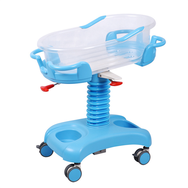 Luxury Hospital Baby Bassinet Medical Hospital Baby Bed plastic infant crib