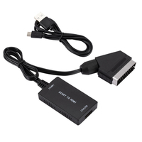 Convertidor de Cable Scart a HDMI para Reproductor de DVD Sky, PS3, Xbox, STB para Visualización en Televisores HD (conexión y uso inmediata) Dispositivos de Audio y Video