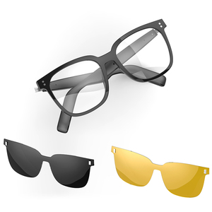 Gafas de sol inteligentes con marco magnético multifuncional a la moda, impermeables, inalámbricas, antiluz azul con altavoces incorporados - Product Image 3