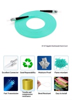 Kabel Patch Fiber Optik OM3 Kelas Telekomunikasi WW-om3 Jumper Wire 30k Multi-Mode untuk Kabel Ruang Server Rendah Asap Bebas Halogen