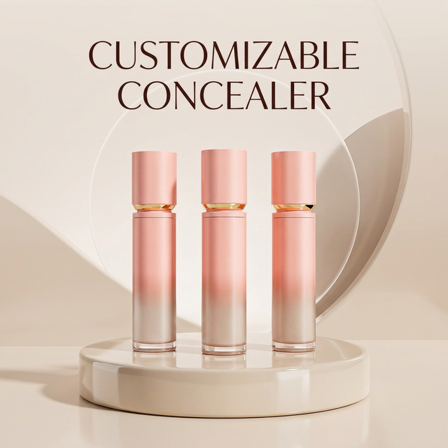 New Long Lasting Custom Mineral Full-Coverage Liquid Concealer Brightens Under Eye Dark Circle Corrector for All Skin Types