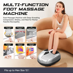 Masseur de pieds électrique à infrarouge et à pétrissage Shiatsu, machine à vibrations pour les jambes et les pieds, pour la relaxation, vente chaude 2025 - Product Image 4