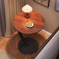 Mini table d'appoint ronde, table d'angle simple, petite table basse pour salon, canapé, chambre à coucher