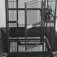 Cage à oiseaux en fer forgé pour perroquets, grand format, amovible, luxueux et confortable