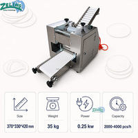 Machine à fabriquer des disques de pâte pour pâtes, raviolis et empanadas, 4000 pièces/heure, moule interchangeable, presse automatique, entraînement électrique