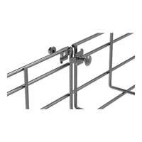 Prix d'usine soudure lisse acier type droit panier en treillis métallique anti-poussière chemins de câbles pour diverses applications industrielles