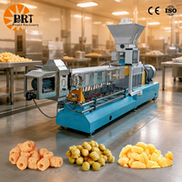 Ligne de production d'extrusion de maïs soufflé à double vis pour snacks, machine de fabrication de snacks soufflés