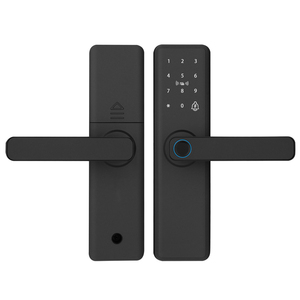 Serrure de porte intelligente à empreinte digitale avec contrôle à distance par application, code invité temporaire et partage d'eKey pour Airbnb, location et auto-enregistrement des locations. - Product Image 1