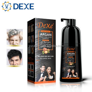 <span class=keywords><strong>Shampoo</strong></span> Tinte de Pelo Negro DEXE Cinema de Fábrica Original con Aceite de Argán Herbal Natural de 420ml para Hombres y Mujeres Sin Manchar la Piel - Product Image 2