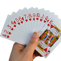 Impression de logo personnalisé Impression de logo personnalisé Cartes de poker personnalisées Cartes de jeu de poker pour adultes