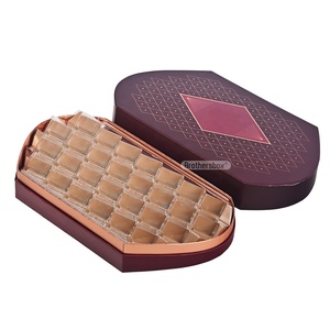 Cao cấp có thể tái chế nóng dập các tông làm bằng tay sô cô la bao bì hộp tùy chỉnh sô cô la hộp với Eva chèn - Product Image 2