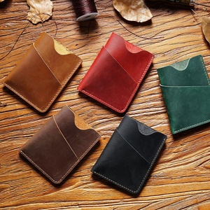 DINRUI Europe United States Manufacturers Wholesale Simple Fashion <b>Men's</b> Multi-Card Short <b>Wallet</b> Fold Closure Genuine Leather - Product Image 6
