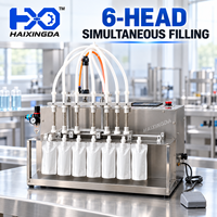 Machine de remplissage automatique multi-têtes pour sachets de liquides, jus, vin, eau, boissons et emballage en pochettes souples