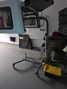 Système en acier inoxydable pour une personne, vente directe, pour un retrait et une installation faciles, pour le toit rigide <span class=keywords><strong>Wrangler</strong></span>, système de levage YJ - Product Image 6