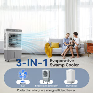 AC/DC panneau solaire dc refroidisseur d'air rechargeable <span class=keywords><strong>climatiseur</strong></span> 4500cmh humidificateur évaporatif désert marais refroidisseur ventilateurs - Product Image 5