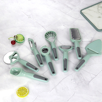 RVS Pizza Cutter Kaasschaaf Schilmesje IJslepel Snijder Flessenopener Multifunctionele Keukenaccessoires Set