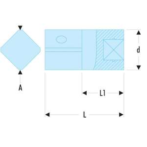 FACOM-Acoplador S.232B de 1/2 ''a 3/4''-EAN 3148516591128 ACCESORIOS DE LLAVE DE VASO 1/2" - Product Image 2