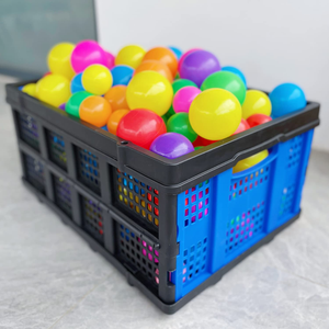 <b>Folding</b> Pallet <b>Box</b> Container Caisses Plastique/plastic Container <b>Box</b> for Fruit <b>Storage</b> - Product Image 3