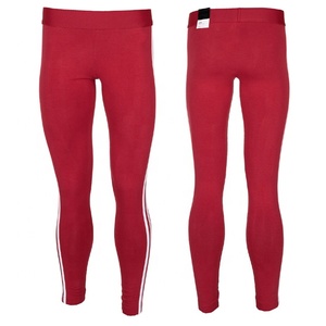 Women Custom Made Solid High Waist Yoga Leggings Ladies Stretch Fitness Sports Pants Trouser Tummy Control Yoga Pants - Product Image 1