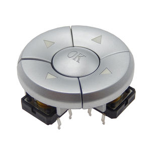 Interruptor de Botón Pulsador <span class=keywords><strong>OK</strong></span> de 5 Posiciones, Combinado, Direccional, 12x12x7.3, PVC, Montaje Superficial, para Uso Doméstico - Product Image 5