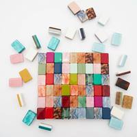 Suministros Personalizados de Mahjong, Juego de Viaje de Lujo con Fichas Acrílicas Mini UV 144 160 166 con Diseño Floral Americano y Accesorios