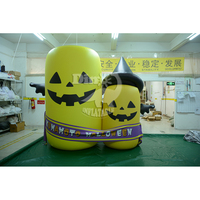 Vente directe d'usine danse homme et ballon décor gonflable sauter Halloween vacances gonflable gargouille diable pour la fête