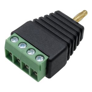 Europe OEM Haute Qualité 4 en 1 3mm Connecteur Banane <span class=keywords><strong>Prise</strong></span> Femelle Laiton Plaqué Or Connecter à <span class=keywords><strong>Prise</strong></span> pour Haut-Parleur Audio HIFI - Product Image 4