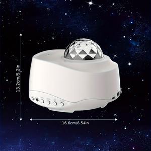 Nueva Lámpara de Noche LED con Bluetooth y USB, Proyector de Luz Dinámico de Diez Colores con Patrón de Agua, Control Inteligente por Aplicación, Efecto Cielo Estrellado - Product Image 2